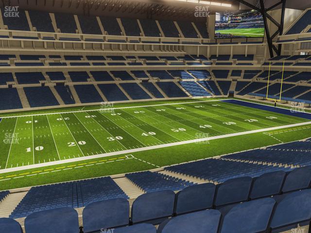 Seating view for Lucas Oil Stadium Section 343