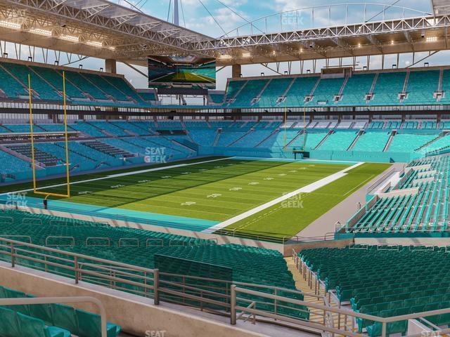 Seating view for Hard Rock Stadium Section 228