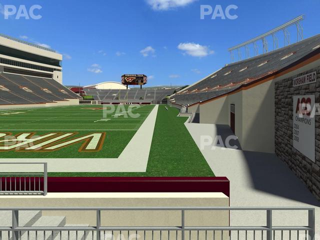 Seating view for Lane Stadium Section 101