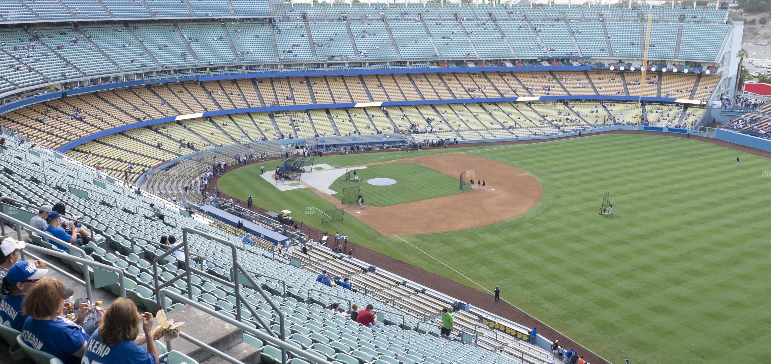 Seating view for Dodger Stadium Section 42 Rs