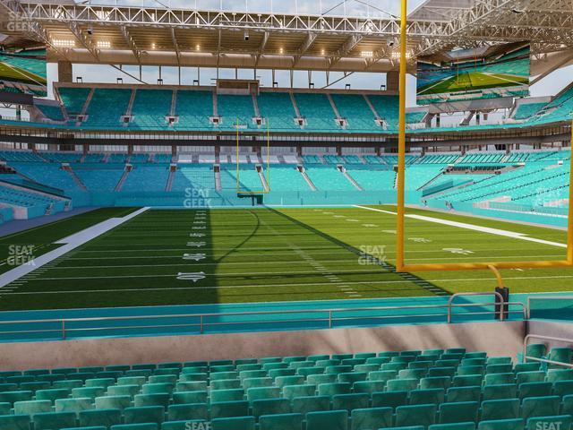 Seating view for Hard Rock Stadium Section 133