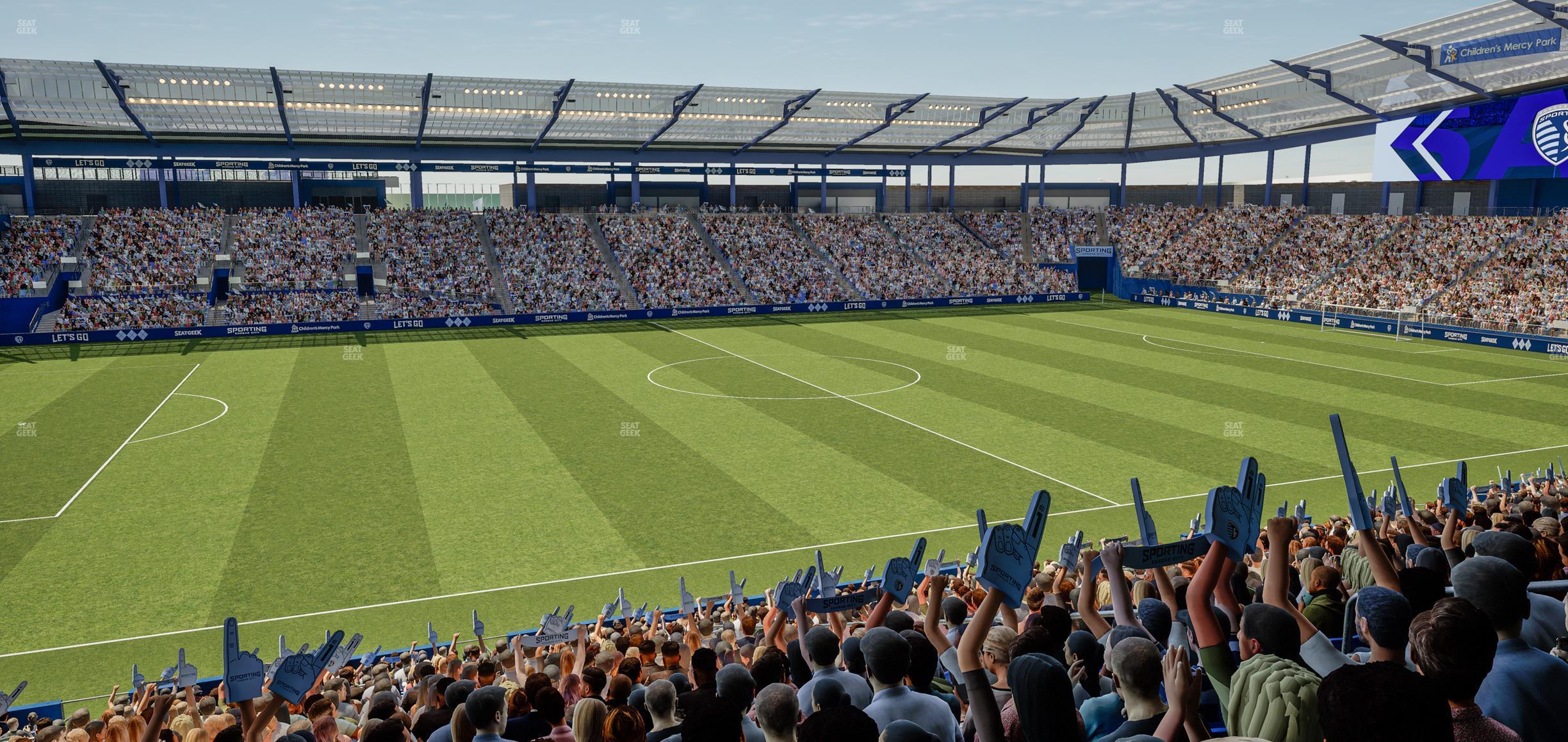 Seating view for Children's Mercy Park Section 104