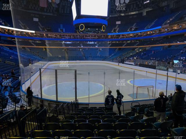 Seating view for KeyBank Center Section 112