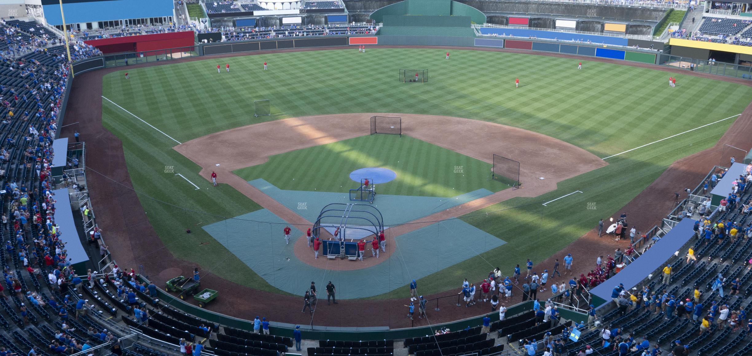 Seating view for Kauffman Stadium Section 421