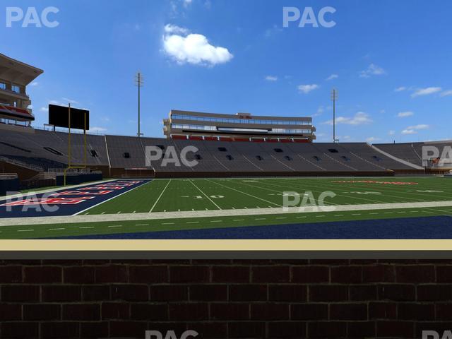 Seating view for Vaught Hemingway Stadium Section Chairback R