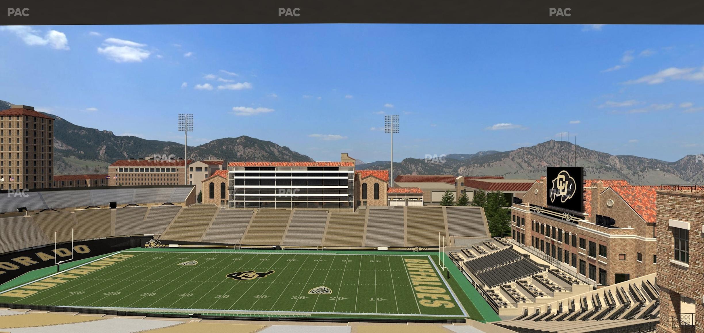 Seating view for Folsom Field Section 577