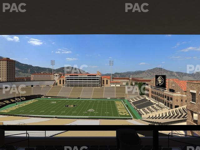 Seating view for Folsom Field Section 577