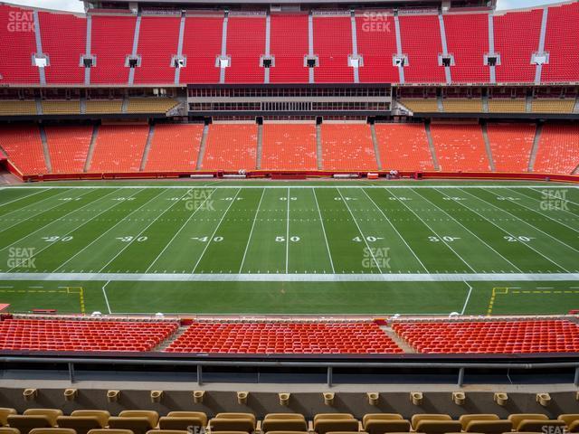 Seating view for GEHA Field at Arrowhead Stadium Section 201