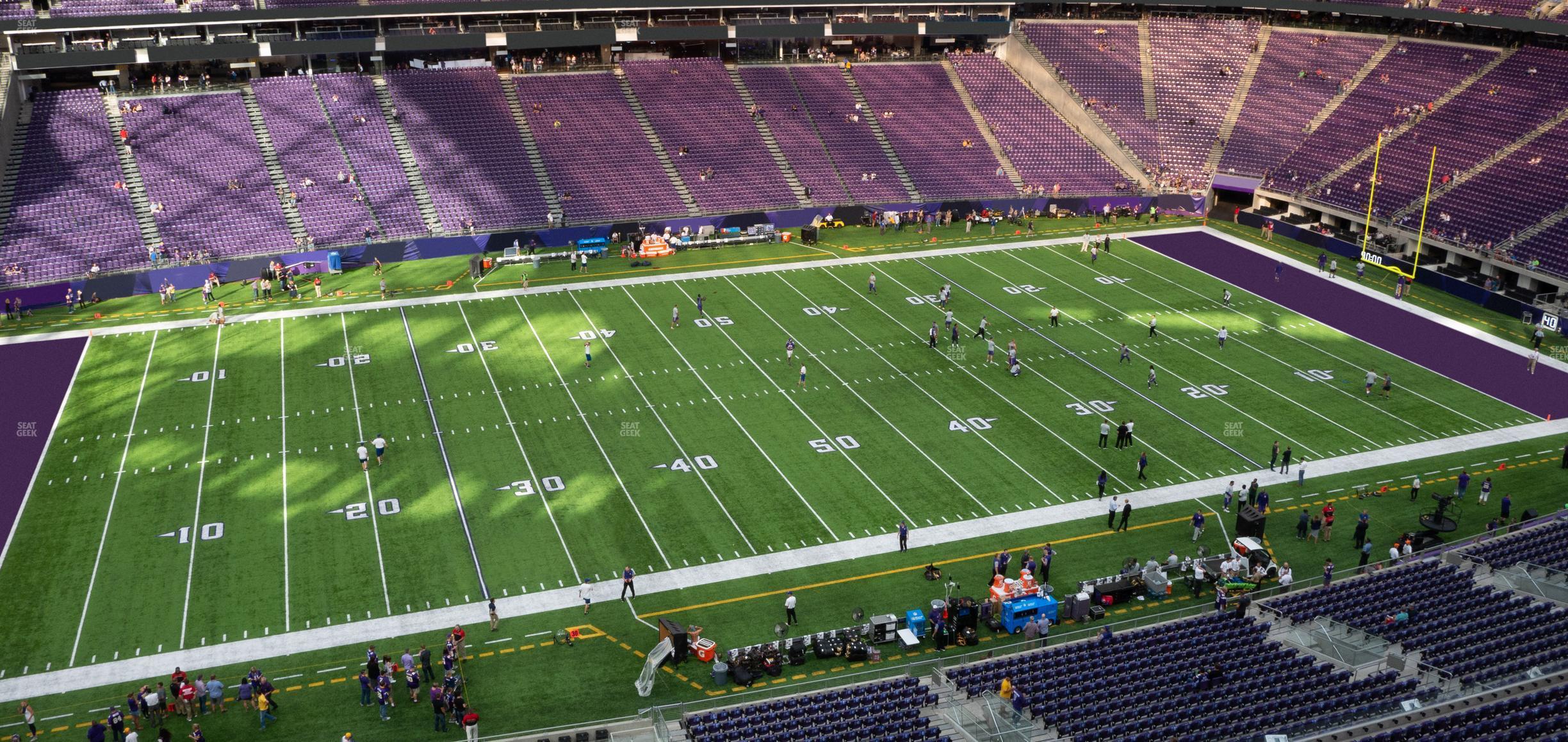 Seating view for U.S. Bank Stadium Section 343