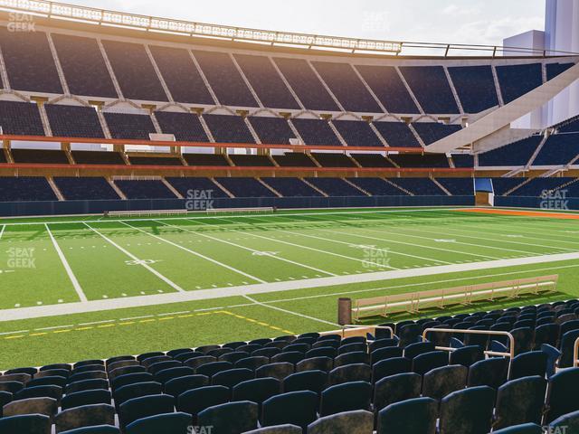 Seating view for Soldier Field Section 112