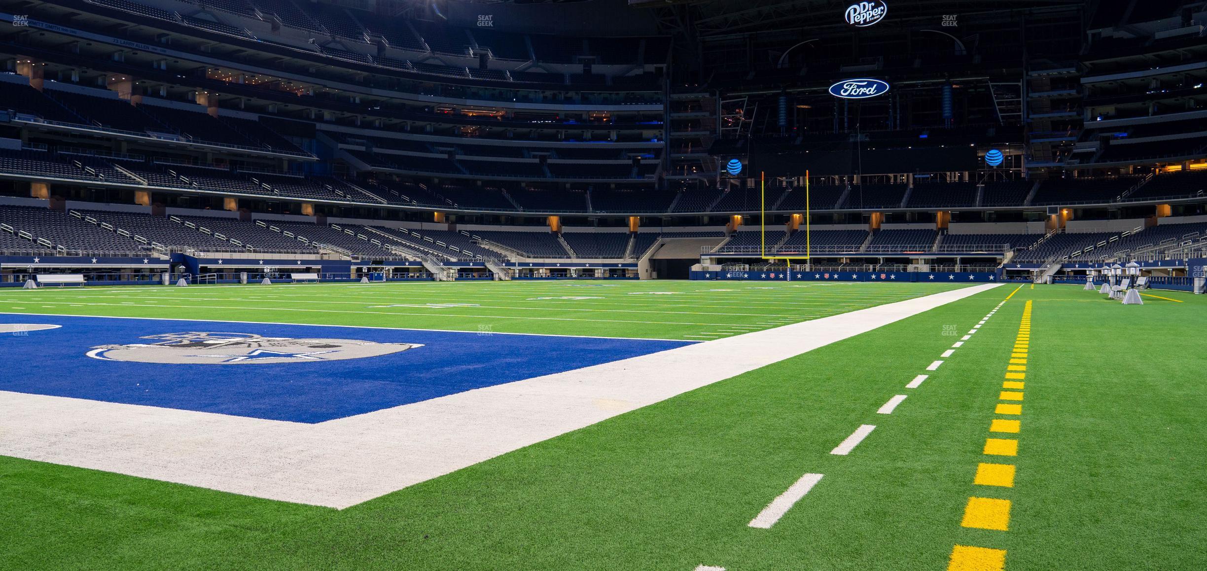 Seating view for AT&T Stadium Section Event Level Suite 23