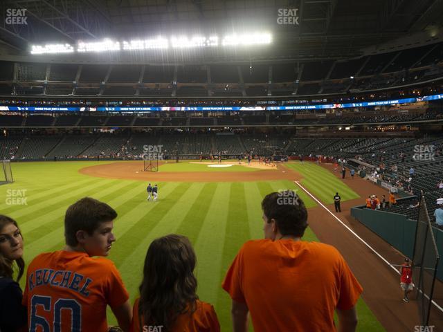 Seating view for Minute Maid Park Section 103