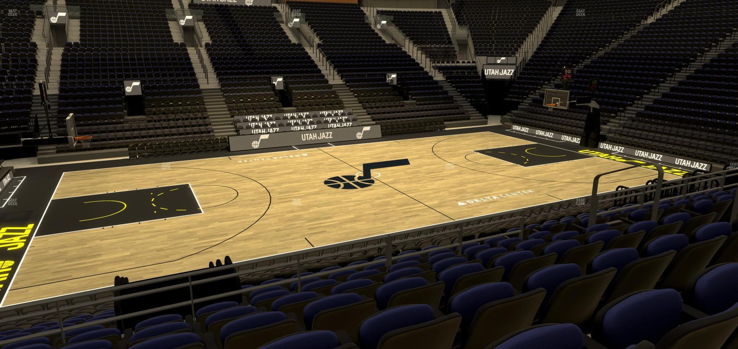 Seating view for Delta Center Section 19