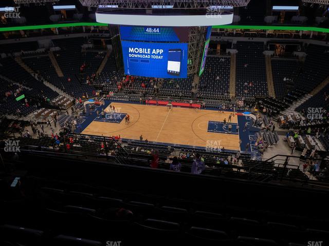 Seating view for Target Center Section 210