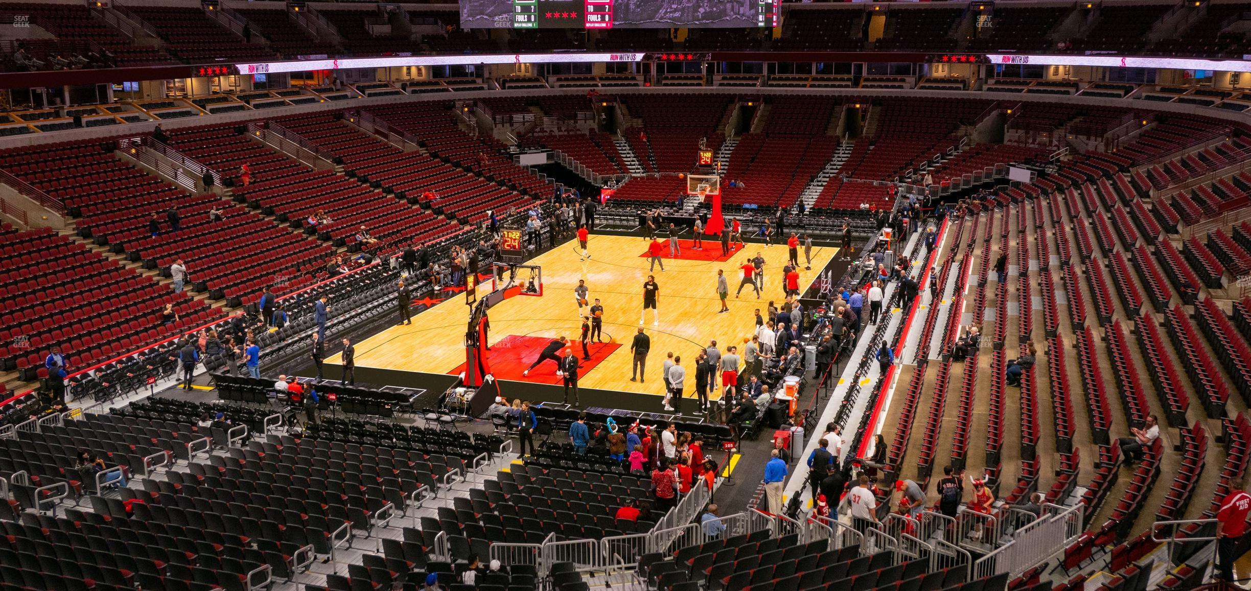 Seating view for United Center Section 207