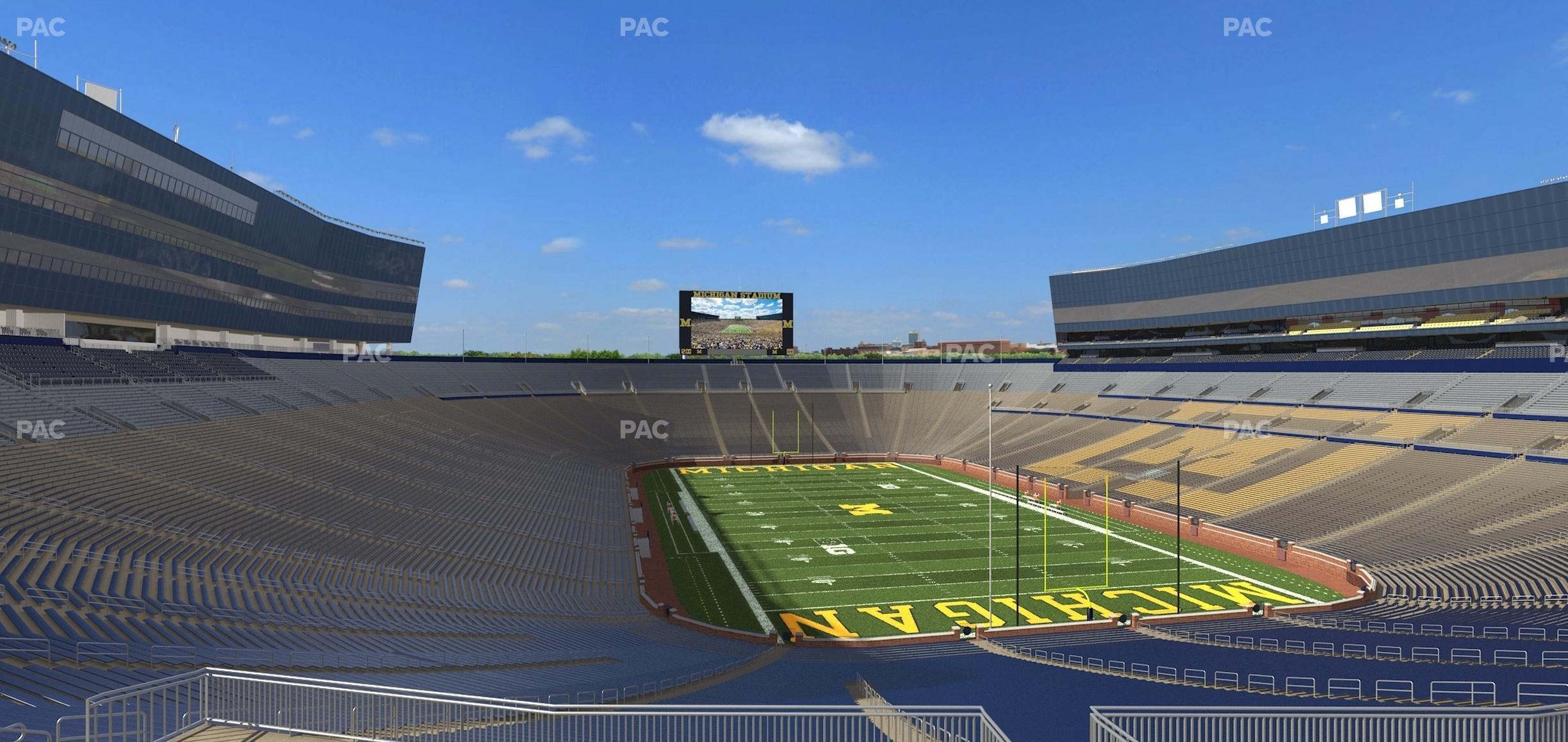 Seating view for Michigan Stadium Section 14