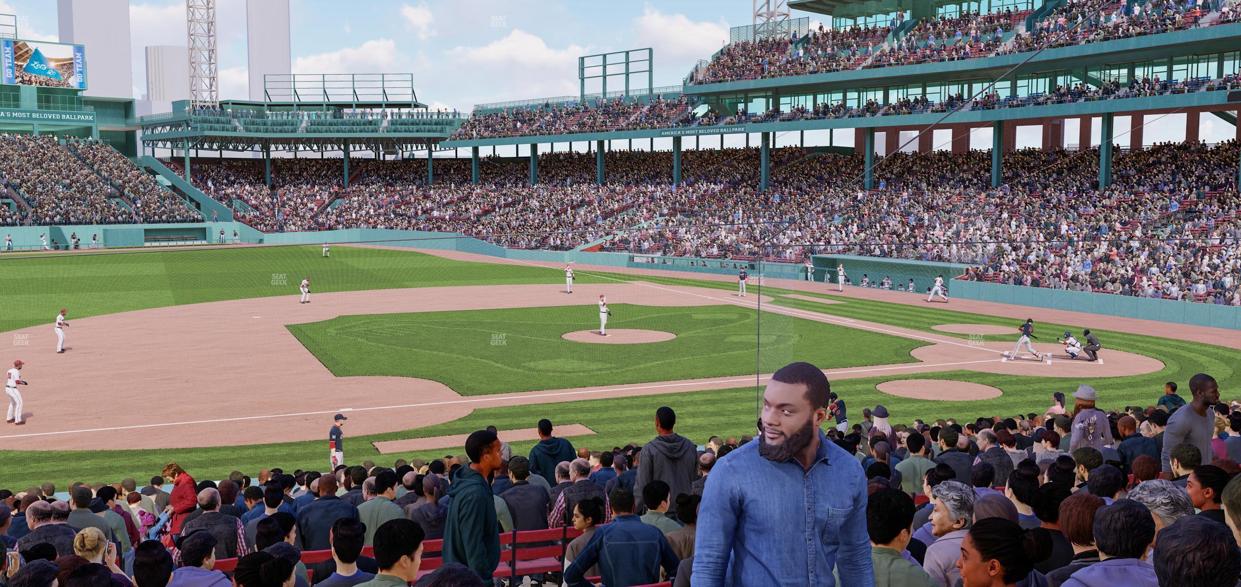 Seating view for Fenway Park Section Loge Box 151