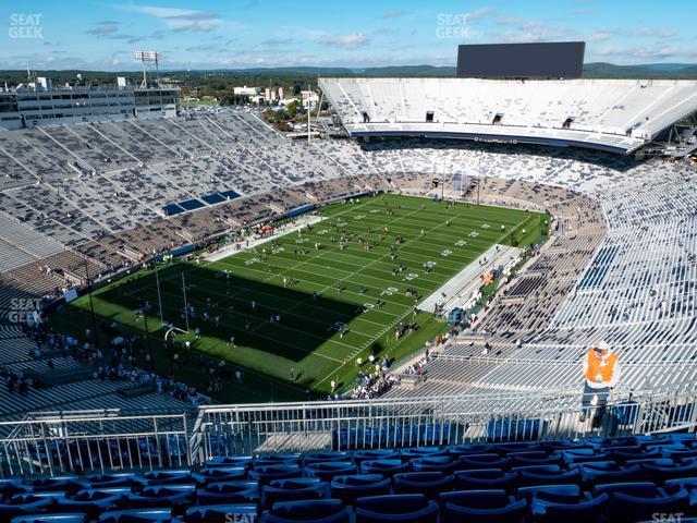 Seating view for Beaver Stadium Section South A Upper