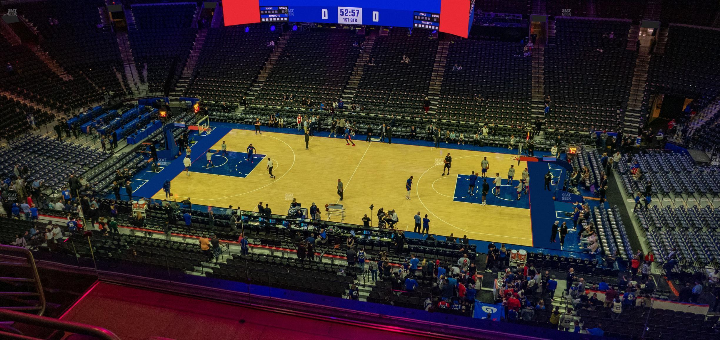 Seating view for Wells Fargo Center Section 202