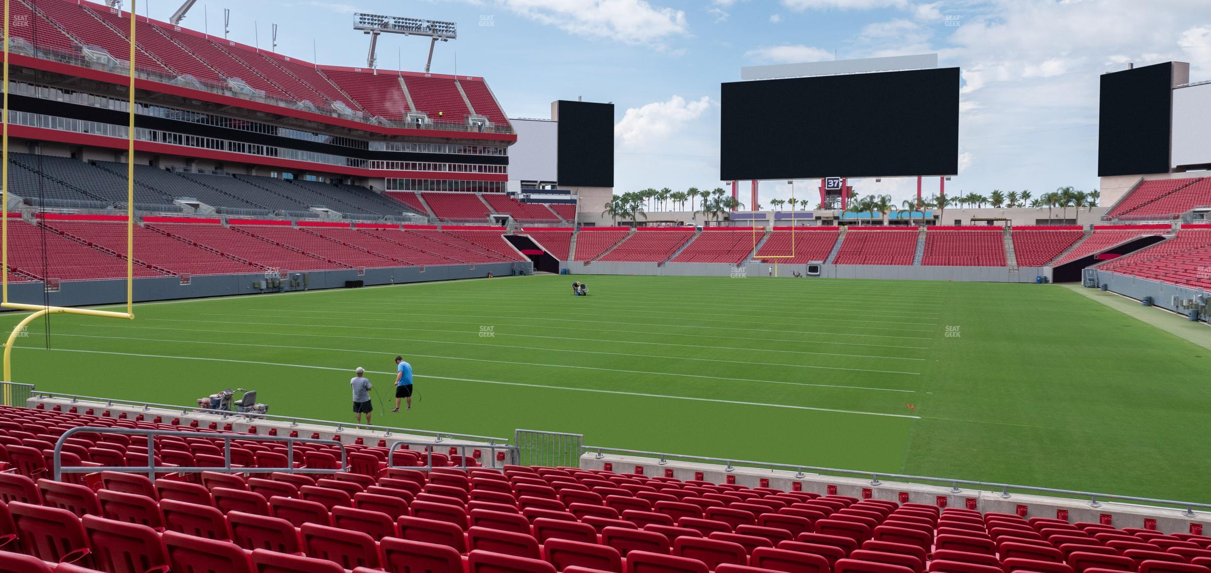 Seating view for Raymond James Stadium Section 150