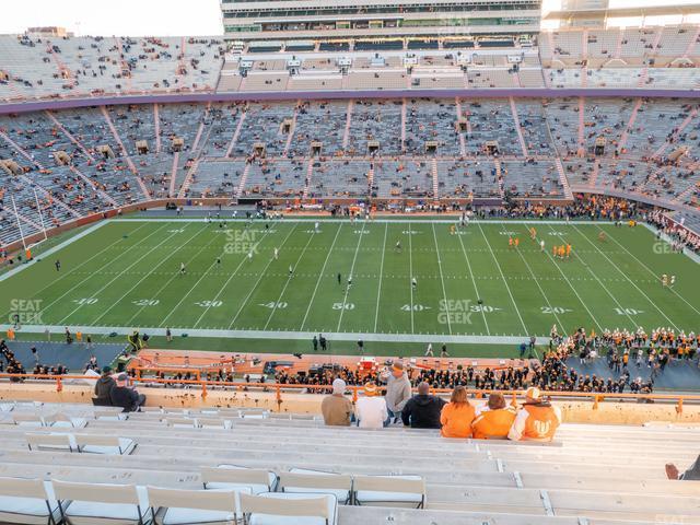 Seating view for Neyland Stadium Section Cc