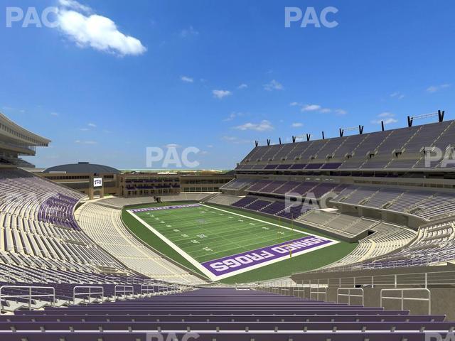 Seating view for Amon G. Carter Stadium Section 226