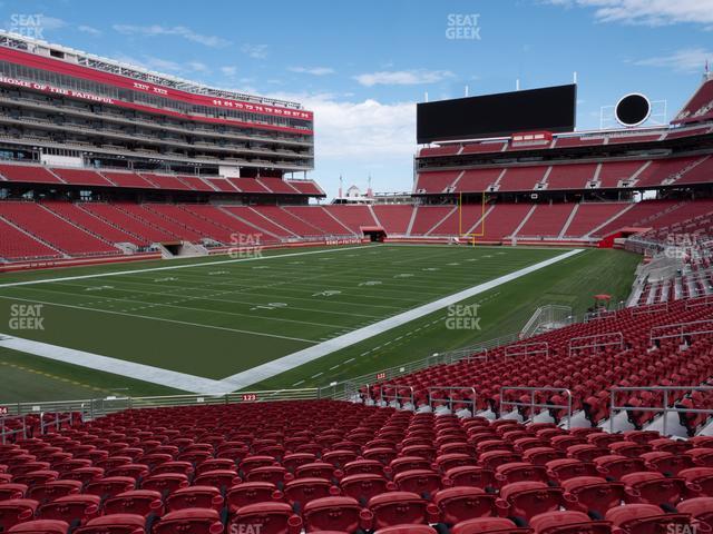 Seating view for Levi's Stadium Section 123