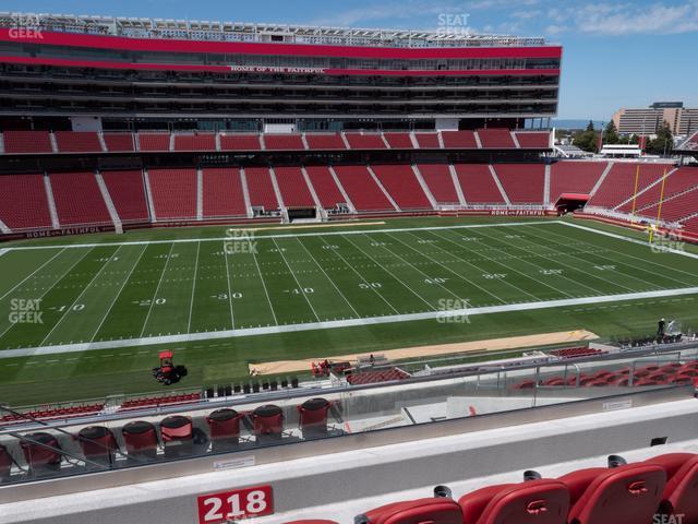 Seating view for Levi's Stadium Section C 218