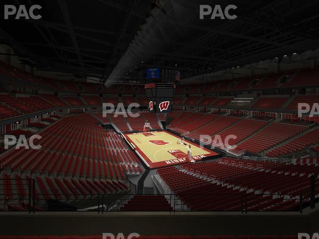 Seating view for Kohl Center Section 217