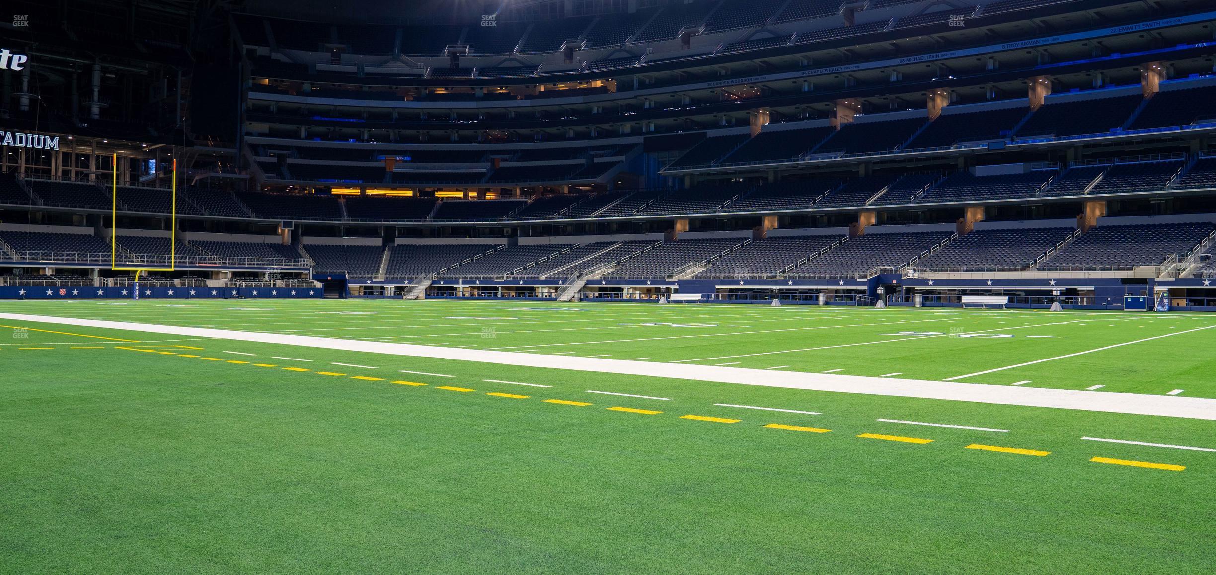 Seating view for AT&T Stadium Section Event Level Suite 14