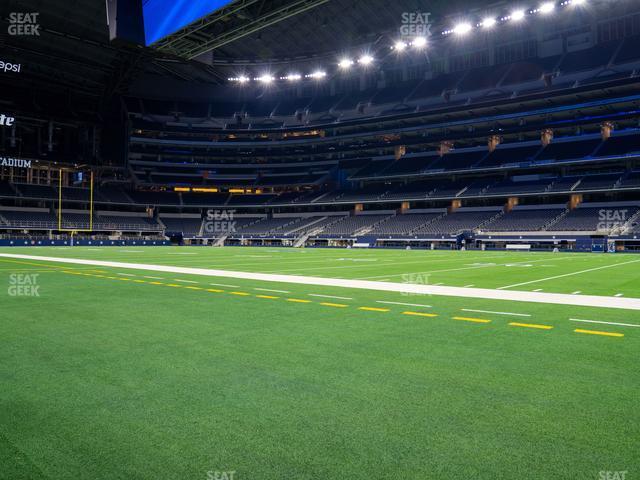 Seating view for AT&T Stadium Section Event Level Suite 14