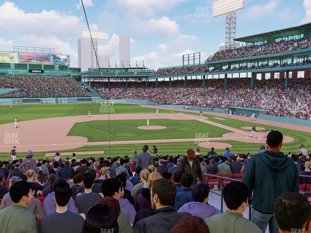 Seating view for Fenway Park Section Loge Box 147