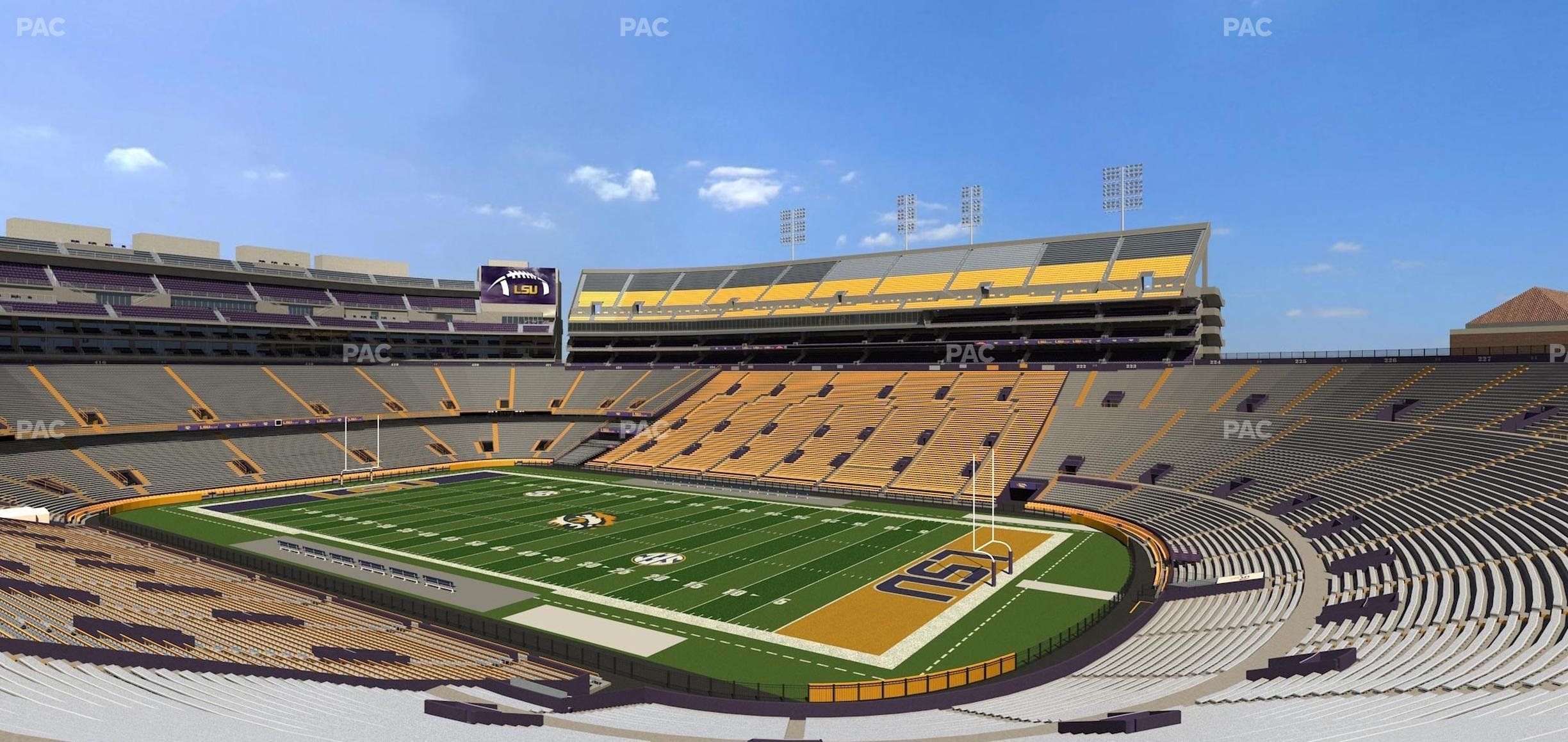 Seating view for Tiger Stadium Section 241