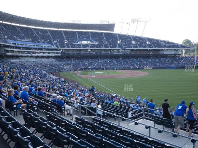 Seating view for Kauffman Stadium Section 247