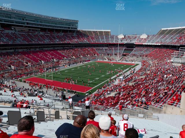 Seating view for Ohio Stadium Section 32 B