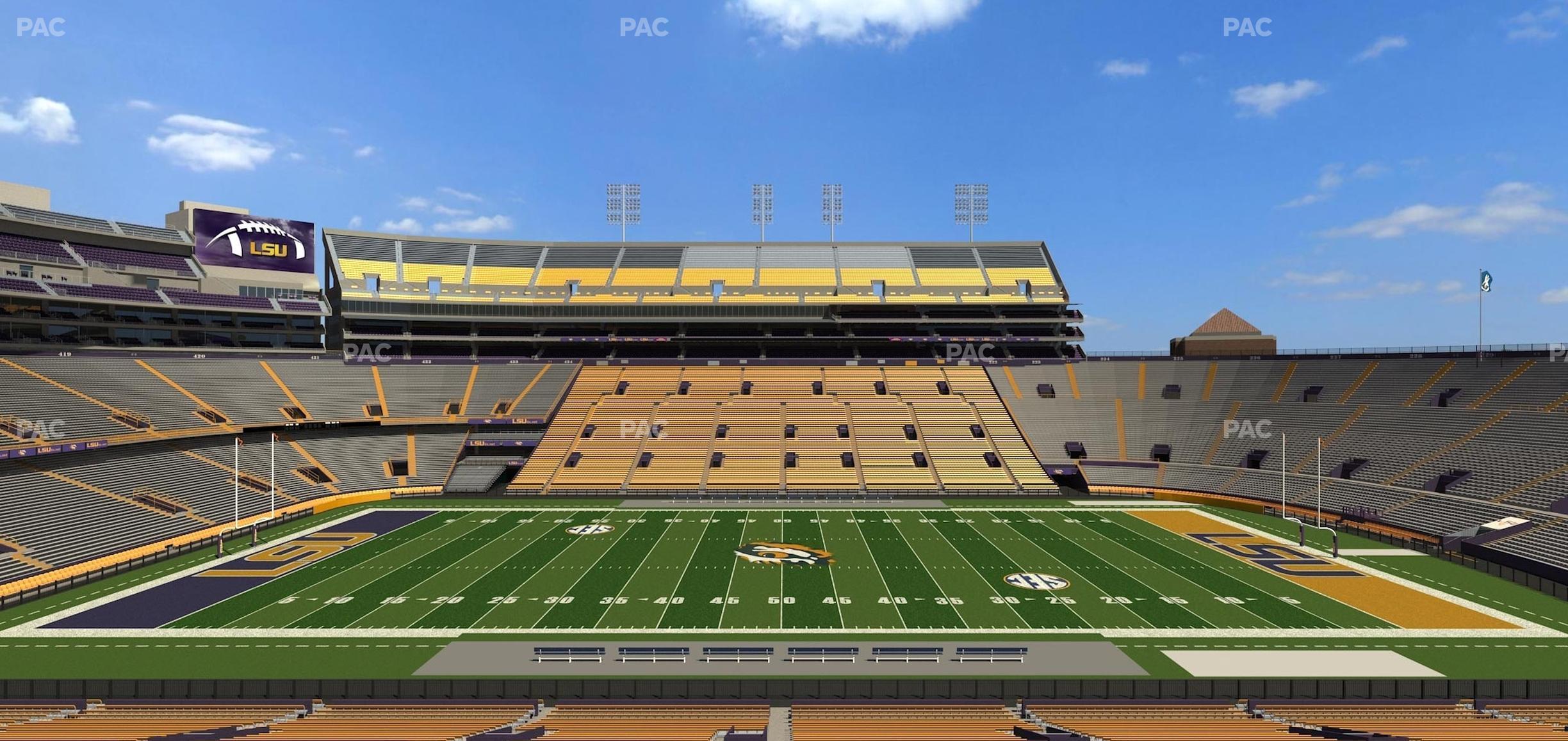 Seating view for Tiger Stadium Section 303