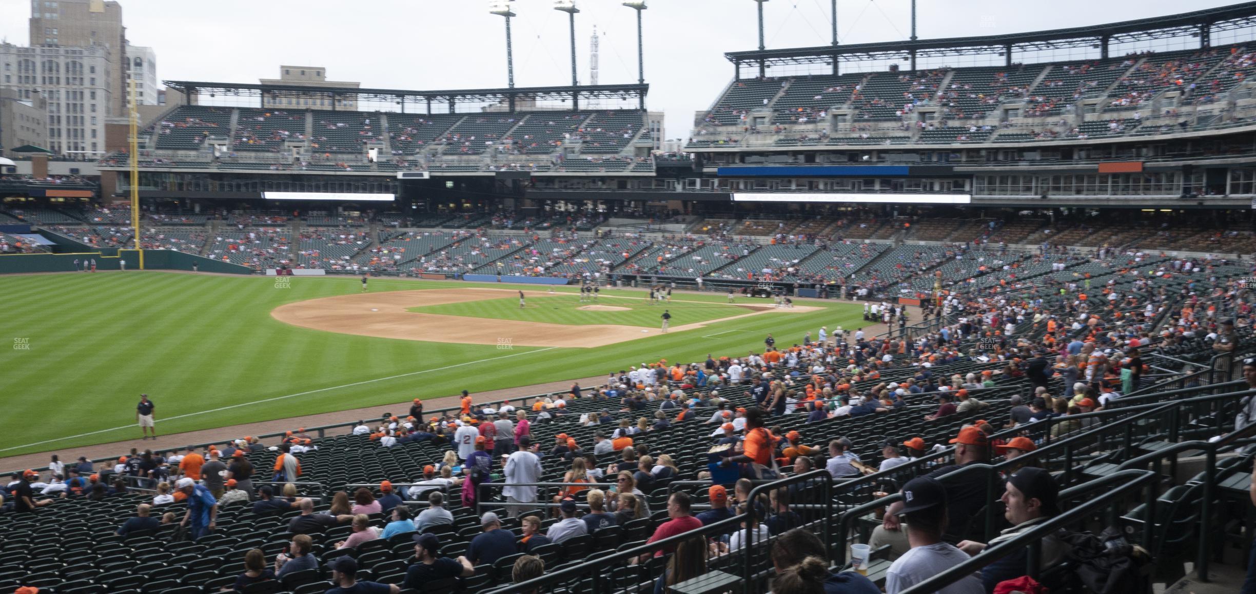 Seating view for Comerica Park Section 141