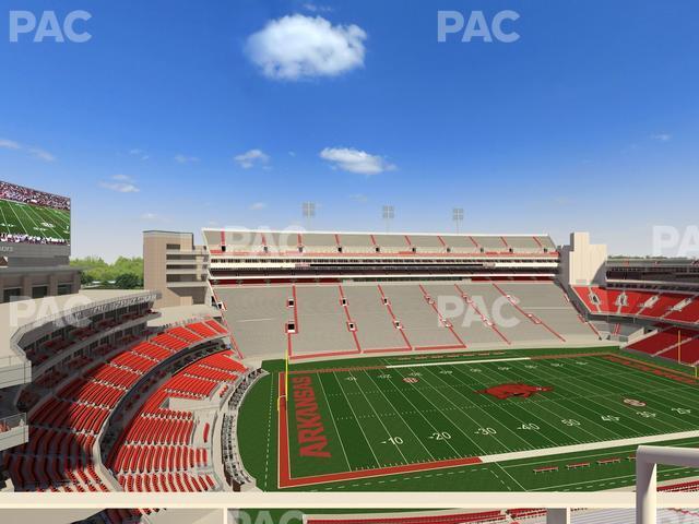 Seating view for Razorback Stadium Section 507 3