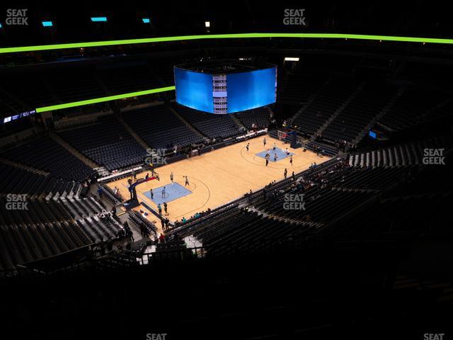 Seating view for FedExForum Section 221