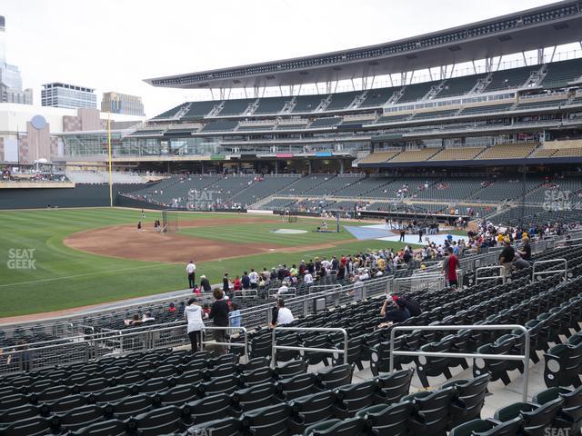 Seating view for Target Field Section 123