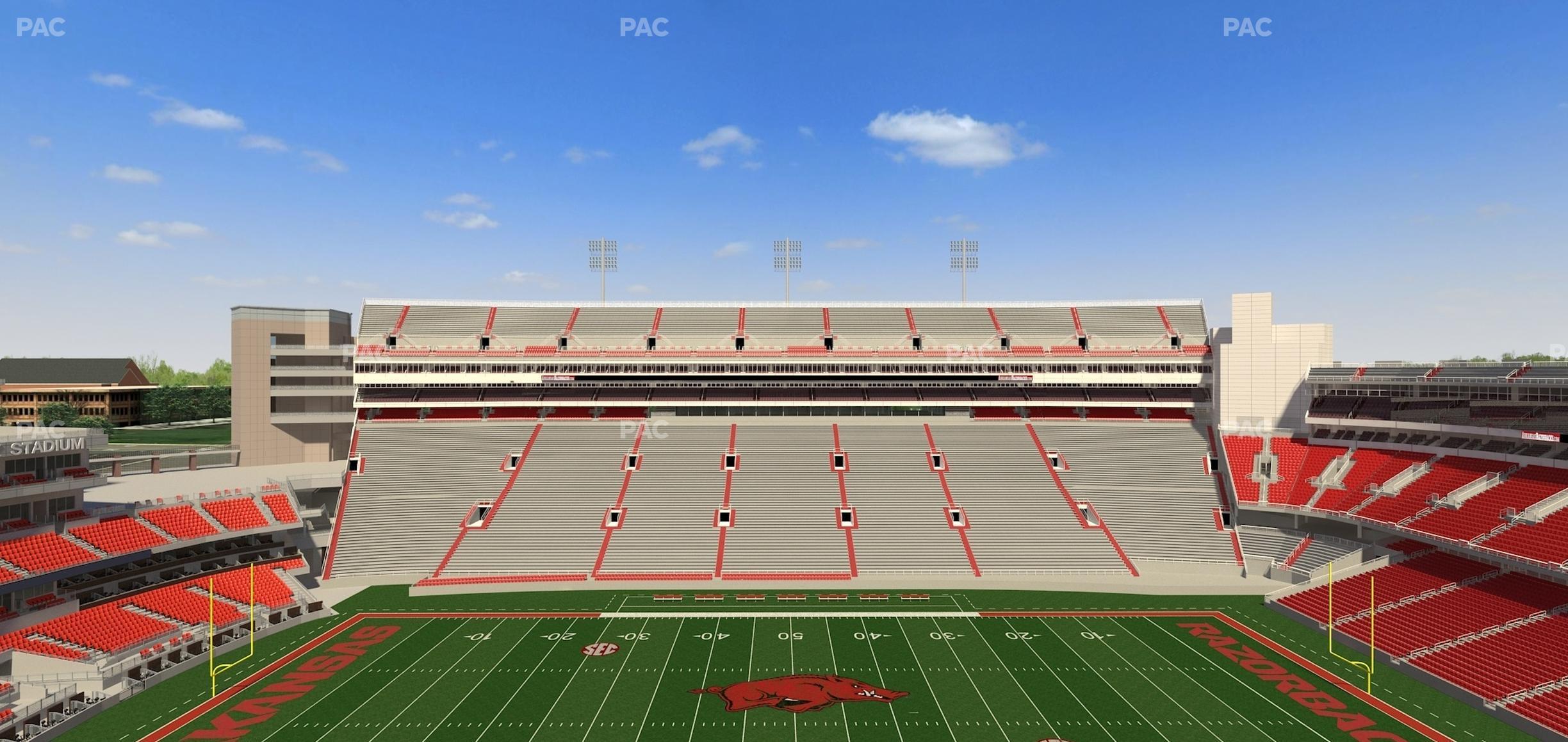 Seating view for Razorback Stadium Section 504 4