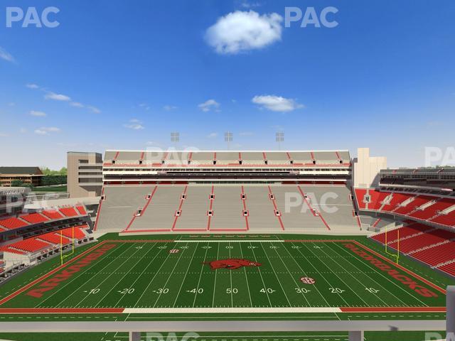 Seating view for Razorback Stadium Section 504 4