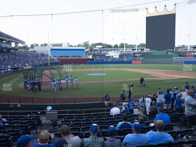 Seating view for Kauffman Stadium Section 130