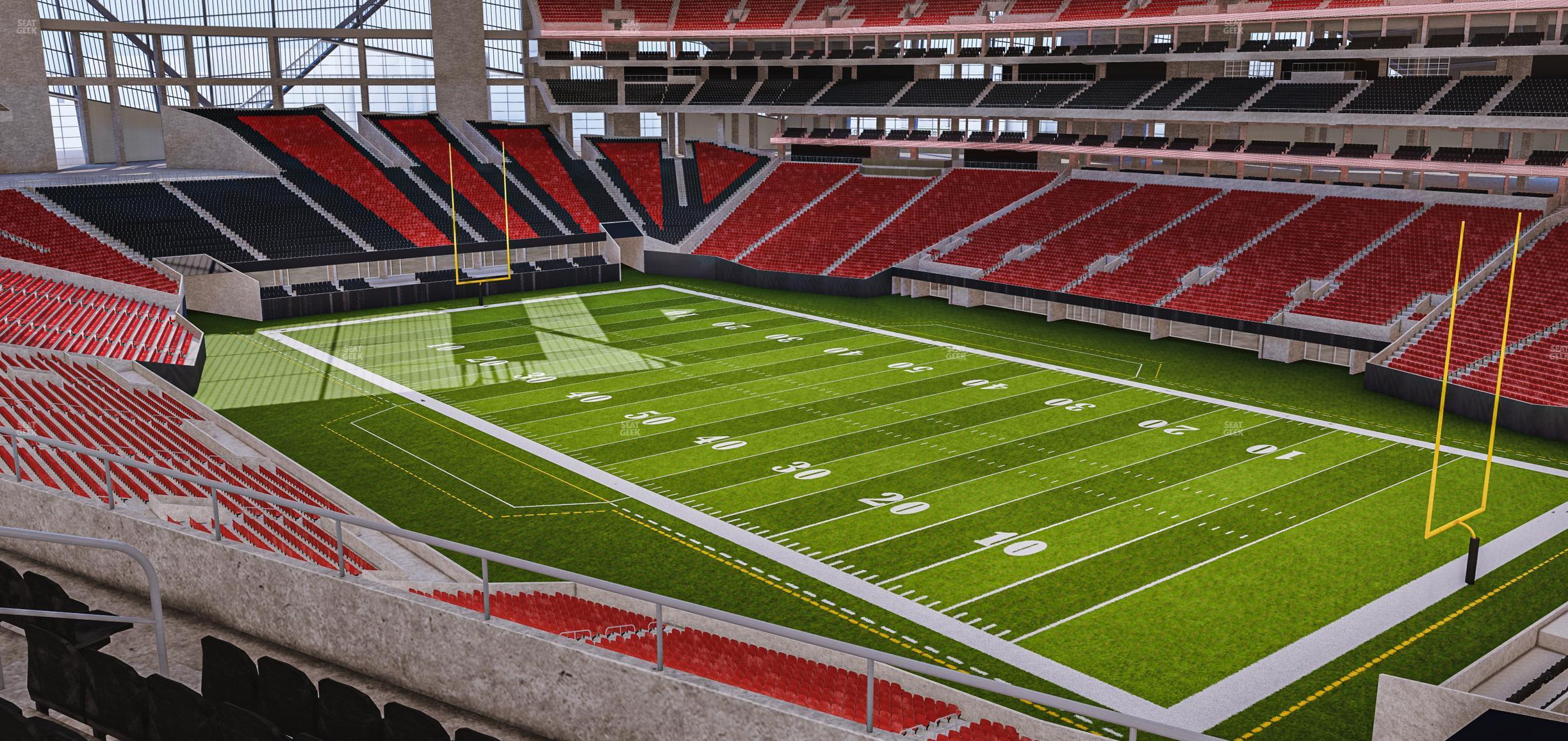 Seating view for Mercedes-Benz Stadium Section 230