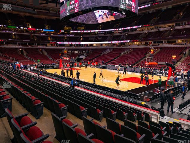 Seating view for United Center Section 109