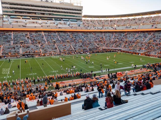 Seating view for Neyland Stadium Section F