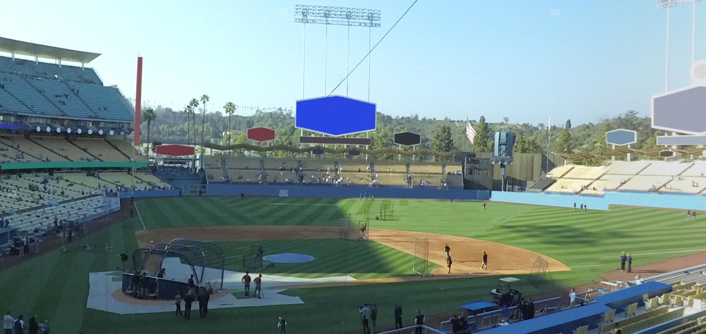 Seating view for Dodger Stadium Section 118 Lg