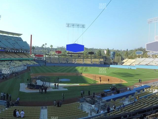 Seating view for Dodger Stadium Section 118 Lg