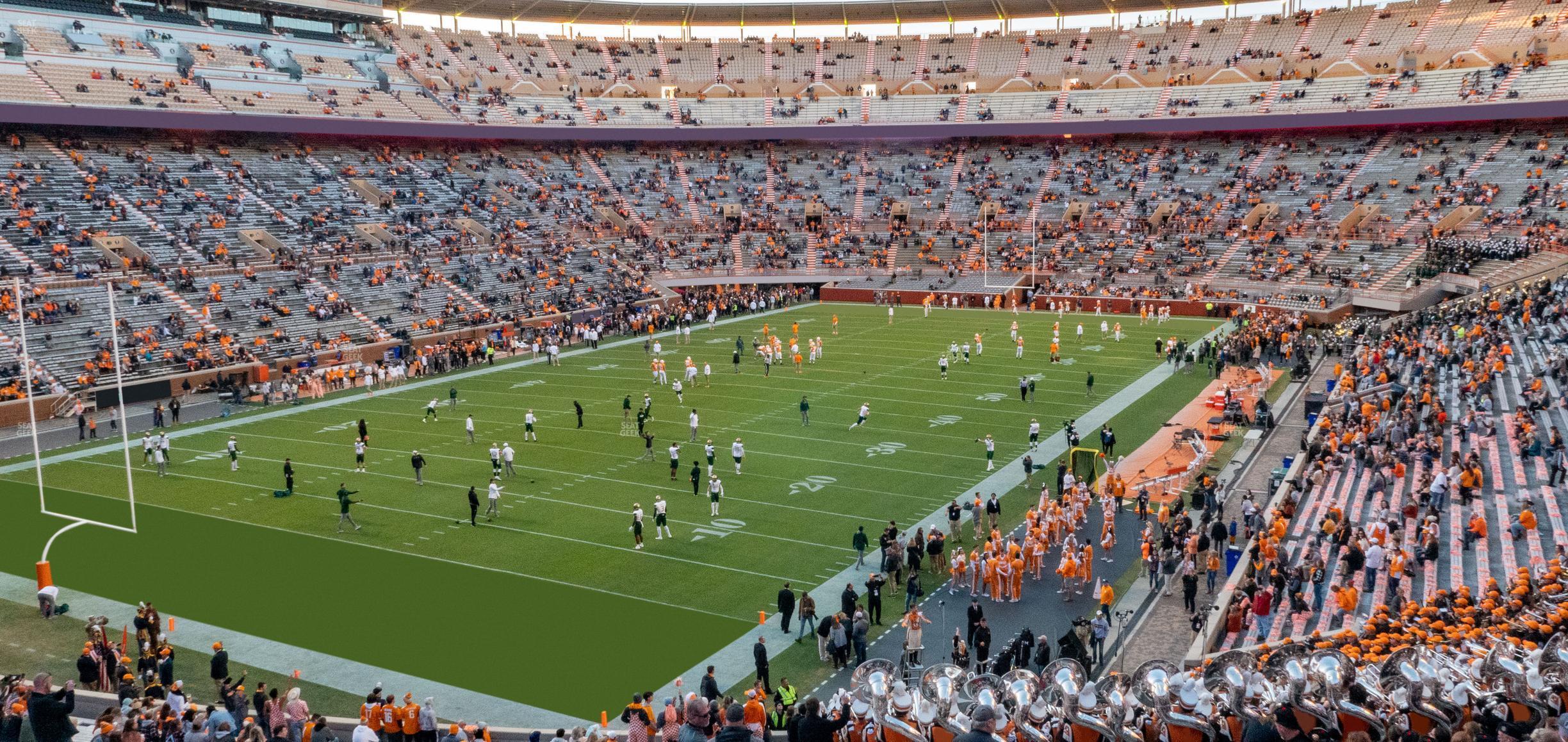 Seating view for Neyland Stadium Section I