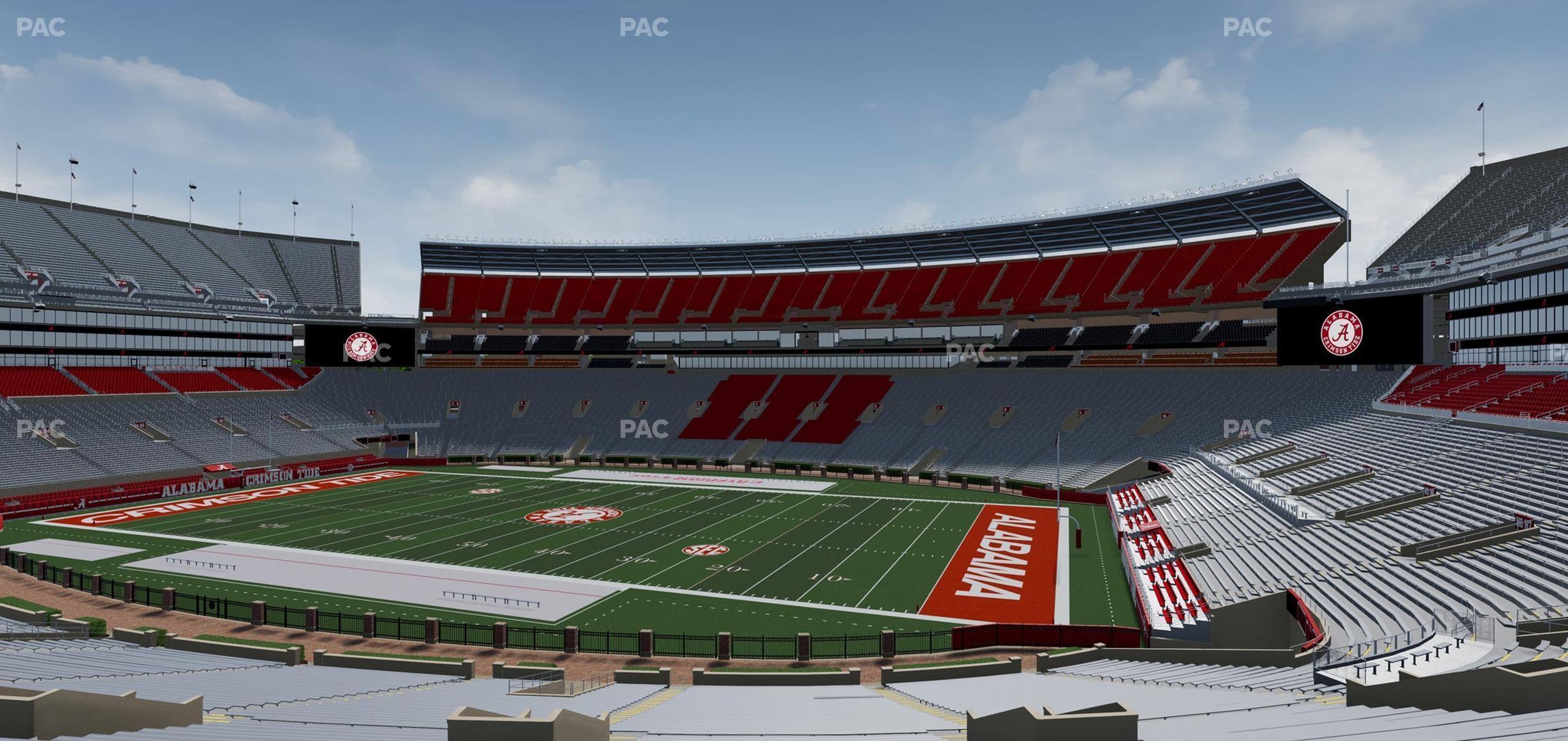 Seating view for Bryant Denny Stadium Section Ll